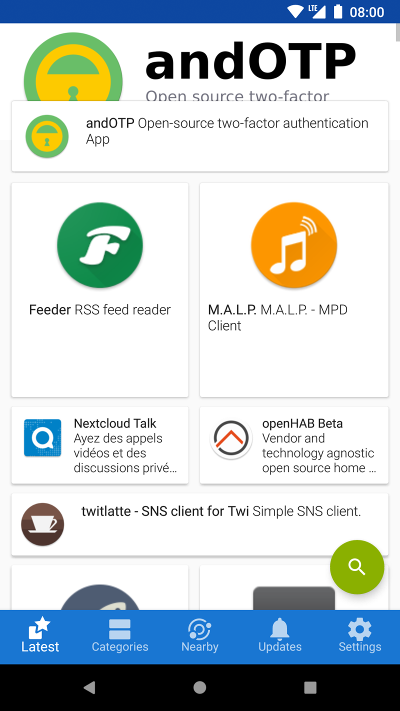Header illustration for Accrescent, F-Droid, and where degoogled phones should get their apps